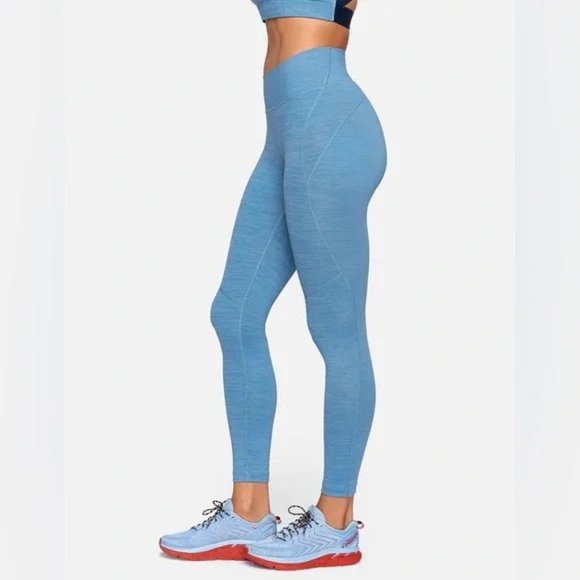 NWT Outdoor Voices Provincial Blue TechSweat Leggings S - Picture 2 of 6